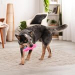 goDog 70946-98997-024 Gators Just for Me Plush Squeaker Dog Toy, Mini, 1 Count, Pink - Small (437398) - Image 8