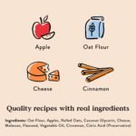 Bocce’s Bakery Fireside Apple Pie Treats for Dogs, Wheat-Free Everyday Dog Treats, Made with Real Ingredients, Baked in The USA, All-Natural Soft & Chewy Cookies, Apples, Cheese & Cinnamon, 6 oz - Image 4