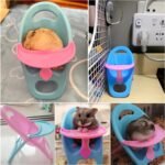 4 Pack Hamster Booster Seat Feeding Seat with Tray Guinea Pig Dining Chair Table Tray for Hamster Cage Small Animal Pet Habitat Decor Mice Rat Rodents Hamsters Gerbils - Image 6