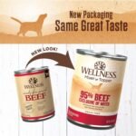 Wellness 95% Beef Natural Wet Grain Free Canned Dog Food, 13.2-Ounce Can (Pack of 12) - Image 3