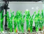 MyLifeUNIT Artificial Seaweed Water Plants for Aquarium, Plastic Fish Tank Plant Decorations 10 PCS (12 Inches Tall, Green) - Image 4