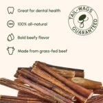 Downtown Pet Supply Best Free Range 6 In American Bully Sticks for Dogs Made in USA - Odorless Dog Dental Chew Treats, High in Protein, Great Alternative to Rawhides (6 In, 5 Pack) - Image 3