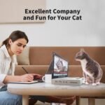 Cat Scratcher Laptop Computer with Fluffy 'Mouse' Interactive Toys, Paw Over Social Media & Catch up on The Mews, Kitten Toys & Cat Scratch Pads - Image 6