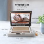 Cat Scratcher Laptop Computer with Fluffy 'Mouse' Interactive Toys, Paw Over Social Media & Catch up on The Mews, Kitten Toys & Cat Scratch Pads - Image 7