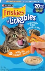 Friskies Lil' Lickables Cat Treats, Chicken - 14 g Tubes (120 Tubes) - Image 3