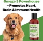 Deley Naturals Fish Oil for Dogs 2X Omega - Icelandic Fish Oil for Dogs - Dog Supplements with Omega 3 6 9 for Skin and Immunity - Vitamins and Supplements High EPA & DHA for Optimal Wellness - 118ml - Image 5