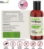 Deley Naturals Fish Oil for Dogs 2X Omega - Icelandic Fish Oil for Dogs - Dog Supplements with Omega 3 6 9 for Skin and Immunity - Vitamins and Supplements High EPA & DHA for Optimal Wellness - 118ml - Image 8