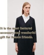 Fake Collar Detachable Blouse Dickey Collar Half Shirts False for Women girl Favors（5 buttons, extended ） - Image 4
