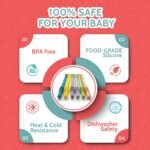 Teething Toys for Babies, Baby Teething Relief, 6 Vibrant Colors, Super Soft Silicone Jouet Dentition Bebe, Perfect Baby Gifts Baby Boy Gifts - Image 5