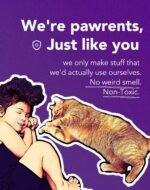 Lukamoo® Cute Cat Litter Mat (24’'x16’’), Large, for Kitty Litter & Cute Cat Litter Box, Cat Accessories for Indoor Cats (Disco) - Image 3