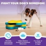 Outward Hound by Nina Ottosson Dog Tornado Treat Puzzle Dog Toy, Level 2 Intermediate, Blue - Image 3