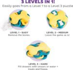 Outward Hound by Nina Ottosson Dog Tornado Treat Puzzle Dog Toy, Level 2 Intermediate, Blue - Image 5