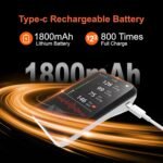 Veterinary Blood Pressure Monitor for Dogs Cats,Rechargeable Animal BP Monitor for Family Clinic Use,3.5inch Display &1000 Data Memory,Accurate Results & Easy to Use (6 Cuffs Set) - Image 5