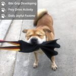 Dog Bite Rag,Dogs Interactive Toy Dog Leather Bite Rag Ropes Toys Soft Leather Training Tug with Handle Leather Puppy Bite Rag for Small to Medium Sized Dogs - Image 4
