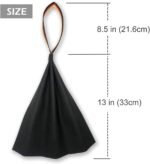 Dog Bite Rag,Dogs Interactive Toy Dog Leather Bite Rag Ropes Toys Soft Leather Training Tug with Handle Leather Puppy Bite Rag for Small to Medium Sized Dogs - Image 9