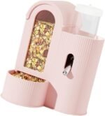 Hamster Cage Essential Food Water Feeder with AntiSpill Detachable Design Feeding Watering Station Cage Habitats Decors Space Saving Rodents Feeder Dispenser - Image 7