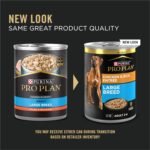 Purina Pro Plan Large Breed Wet Dog Food, Chicken & Rice Entree Chunks in Gravy - 368 g Can (12 Pack) - Image 3