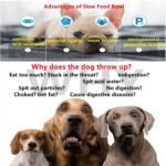 Fun Dog Slow Bowls Anti-Obesity&Choking&Overeating, Dog Puzzle Healthy Anti-Slip Lick Treat Bowls Dishes Maze Interactive Puzzle(Yellow) - Image 6