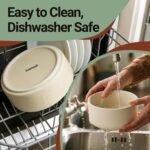 Elevated Dog Bowl & Cat Dish 27oz – Raised Ceramic Pet Food and Water Bowls with Bamboo Stand, Feeding Station for Small & Medium Pets, Prevents Neck Strain – Durable, Premium Quality - Image 8