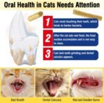 150g Freezed Dried Cat Chew Stick Chicken Flavor, Cat Dental Treats for Reduce Tartar and Freshens Breath, Feline Teething Sticks Cats Treats Snack - Image 3