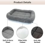 Cat Bed Washable Indoor Cat Cushion Bed, Soft and Cozy Plush Pet Bed-S - Image 5