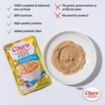 INABA Churu Entrée Pate for Cats, High Moisture, Prebiotic Wet Cat Food, 49 Grams per Pouch, 6 Pouches, Chicken with Salmon Recipe - Image 6