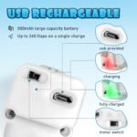 Cat Toys, Flapping Wings Sparrow, No Flying, Chirping Bird Interactive Catnip Toy for Kitten or Small Dogs, Touch Activated, Rechargeable - Image 5