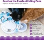 Catstages Rainy Day Puzzle & Play, Interactive Cat Treat Puzzle, Gray - Image 5