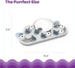 Catstages Rainy Day Puzzle & Play, Interactive Cat Treat Puzzle, Gray - Image 6