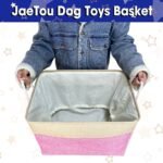 Custom Dog Name Photo Dog Toys Storage Basket - Extra Large Dog Food Storage Box Bin - Collapsible Organizer for Dog Toy, Clothing & Accessories (111 Dog Breeds Available) - Image 6