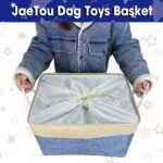 Custom Dog Name Photo Dog Toys Storage Basket - Extra Large Dog Food Storage Box Bin - Collapsible Organizer for Dog Toy, Clothing & Accessories (111 Dog Breeds Available) - Image 7