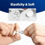 12 Pcs Metal Collar Extenders for Men Women Shirts - Elastic Button Extender Neck Extenders for Dress Coat - Adjustable Buttons for Shirt Cuffs Dresses Suit Pants (Black, White, Silver) (Metal) - Image 4