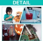 4pcs Plastic Syringe with 13inch Tube for Liquids, Oral, Scientific Labs, Measuring, Dispensing, animal feeding, pouring plants, including 2pc of 20ml and 60ml Syringes - Image 5