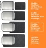 Extra Large Cat Litter Mat, 75x55cm Honeycomb Double Layer Cat Litter Mat Trapper, Non Slip Waterproof Urine Proof Cat Litter Box Mat for Floor, Cat Supplies and Essentials, Black - Image 10