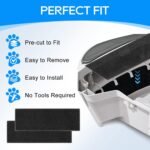 10-Pack Carbon Filters Compatible with Litter-Robot 3, Activated Carbon Litter Box Filter Compatible with Litter-Robot 3 Self Cleaning Cat Litter Box Filters, Accessories Replacement - Image 5