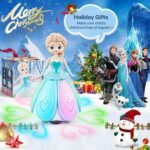 Toys for Girls 1-3,Dancing Princess Interactive Spin Robot Toys for Little Girls Age 3 with Colorful Flashing Lights & Music,Pretend Christmas Birthday Gift for Kid 1 2 3 4 Year Olds - Image 8