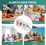 TOWODE Vacuum Sealer for Food - Cordless Handheld 1200mAh Vacuum Sealer Machine Compact Food Vacuum Sealer with 20 Pcs Sealer Bags for Food Preservation & Fresh, Meal Prep - Image 8