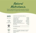 kin+kind Organic Multivitamin for Dogs & Cats - Pet Supplement for Healthy Skin and Coat - Safe, Natural Formula with Wheatgrass, Kelp, Seaweed and Coconut - Made in USA - 226.8 g (Large) - Image 7