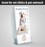 ZOCO - Healthy Pets Slide Chart - Custom Promotional Item (Pack of 250) - Tips on Diet, Grooming, Veterinary Cares - Veterinarians, Pet Stores, Animal Shelters Handout, Brochure - 3.75 x 8.5 in. - Image 6