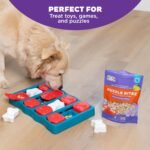 Outward Hound by Nina Ottosson Puzzle Bitez USA Made Dog Treats, Peanut Butter Flavor, Bite-Sized Training Reward and Interactive Puzzle Toy Treats, 7.5oz - Image 4