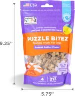 Outward Hound by Nina Ottosson Puzzle Bitez USA Made Dog Treats, Peanut Butter Flavor, Bite-Sized Training Reward and Interactive Puzzle Toy Treats, 7.5oz - Image 8