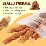 Beefhide Dog Chews Chicken Wrapped, Natural Dental Sticks for Teeth Cleaning, Long Lasting Treat for Small & Medium Dogs, 4.7 inch - Image 9
