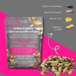 Chirp & Maple Critter Cuisine Premium Squirrel and Chipmunk Food - Natural Peanuts, Nuts & Seeds Blend for Wild Squirrels and Chipmunks (750g) - Image 5