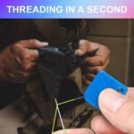 2026 New Automatic Needle Threader, Simple Needle Threader for Hand Sewing, Square Needle Threading Helper for Sewing Machine (10) - Image 5