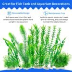 MyLifeUNIT Aquarium Plants, 20 Pack Artificial Fish Tank Plants for Aquarium Decorations (Green) - Image 3