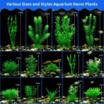 MyLifeUNIT Aquarium Plants, 20 Pack Artificial Fish Tank Plants for Aquarium Decorations (Green) - Image 4