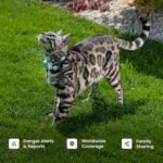 Tractive Smart Cat GPS Tracker | Real-Time Location & Wellness Monitoring for Cats 6.5 lbs+ | Territory & Location History | Up to 5-Day Battery | Breakaway Collar Included (Brown) - Image 9