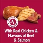 Friskies Party Mix Cat Treats, Mixed Grill Crunch with Real Chicken - 510 g Cannister (3 Pack) - Image 5