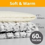 Self Warming Cat Bed, 24" x 18" Ultra Soft Cat Dog Pet Heating Pad for Indoor Outdoor, Non-Slip Heated Cat Mat Thermal Blanket - Image 4