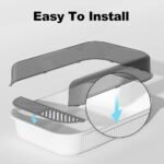 ZOOBERS Cat Litter Box with Anti-Splash High Sides, Detachable Design, Odor Control and Scoop Included (20x14x7 inch Or 50x34x18 cm) (White) - Image 3